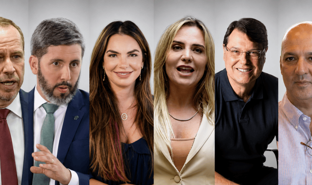 Pré-candidatos ao GDF - Imagem gerada por IA