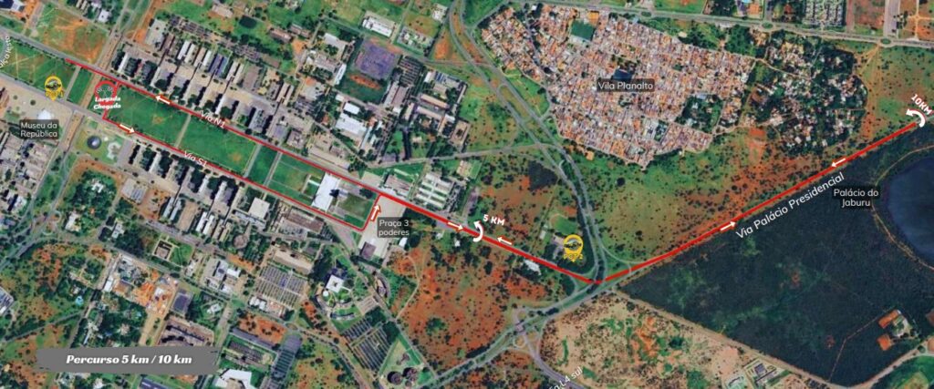 Mapa Corrida Live 5 km