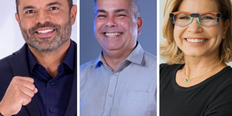 Foto: Montagem (Delegadoo Jônatas, Giuliano Cartaxo, Sandra Bacelar)