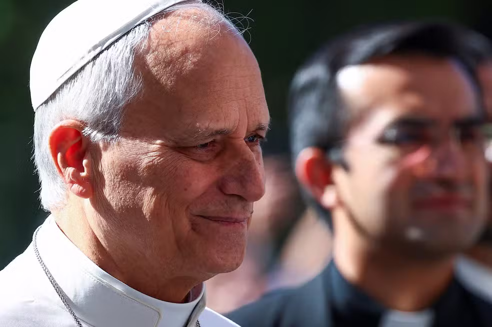 Papa antes de cirurgia para retirada de tumor do pulmão — Foto: Guglielmo Mangiapane/Reuters